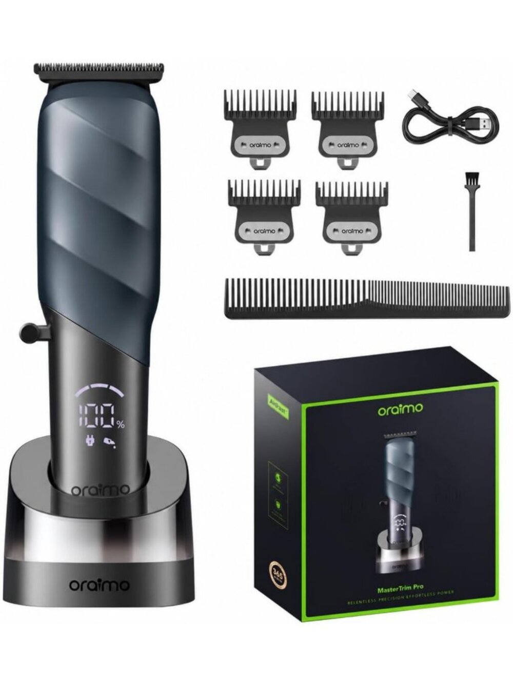 Precision Zero-Gap Beard Trimmer for Men | T-Blade Hair Edger & Grooming Tool